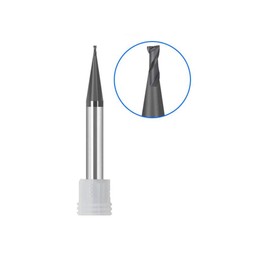 CNC QUALITÄT Carbide End Mill Diameter 0.7 mm - Micro Carbide Cutter - TiSiN Coating