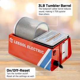 Leegol Electric 3LB Rock Tumbler