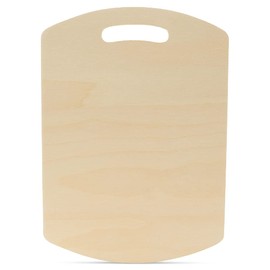 Wooden Cutting Board Shapes, 12" with Rounded Edges, Pack of 10 Wooden Cutting Boards by Woodpeckers, for Kitchen, Decor, and Charcuterie Boards