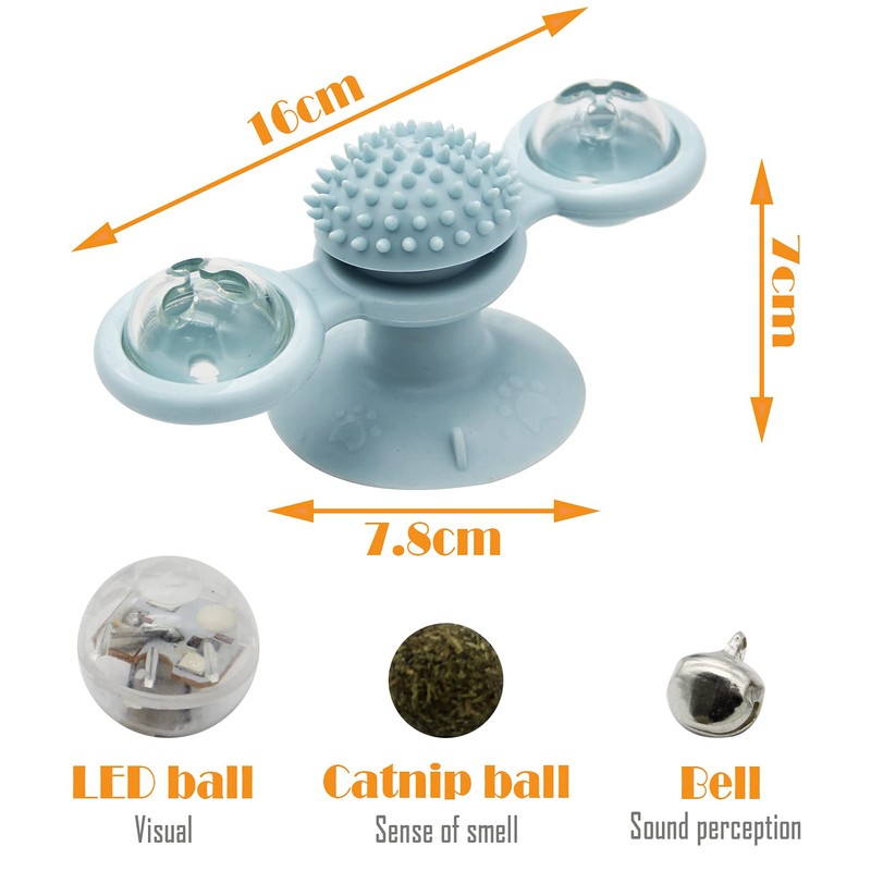 BPS BPS-10510 Windmill Interactive Cat Chew and Brush Teeth Toy