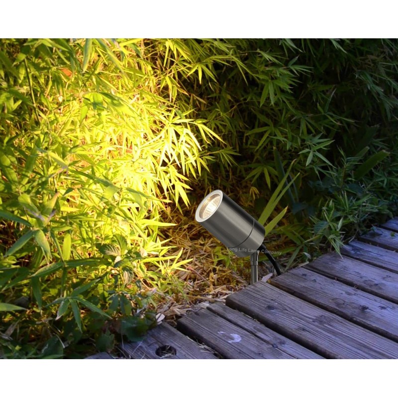 Long Life Lamp Company 2 pack Stainless Steel 12v Low