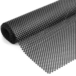 INMOZATA 120 x 180 cm Multipurpose Non Slip Mat, Thick 400gsm Rug Padding Underlay, Large Anti Slip Gripper Roll, Shelf Drawer Liner, for Carpet Car Roof Home Office, Black