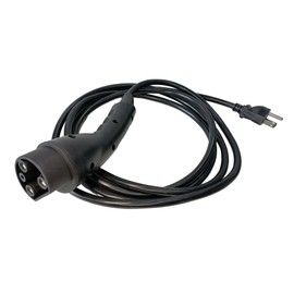 JOEEGO Charging Power Cord Assembly Fits for Evolution EV Golf Carts, UL Listed, Replaces OEM# 2.04.0620 (Black 10ft)