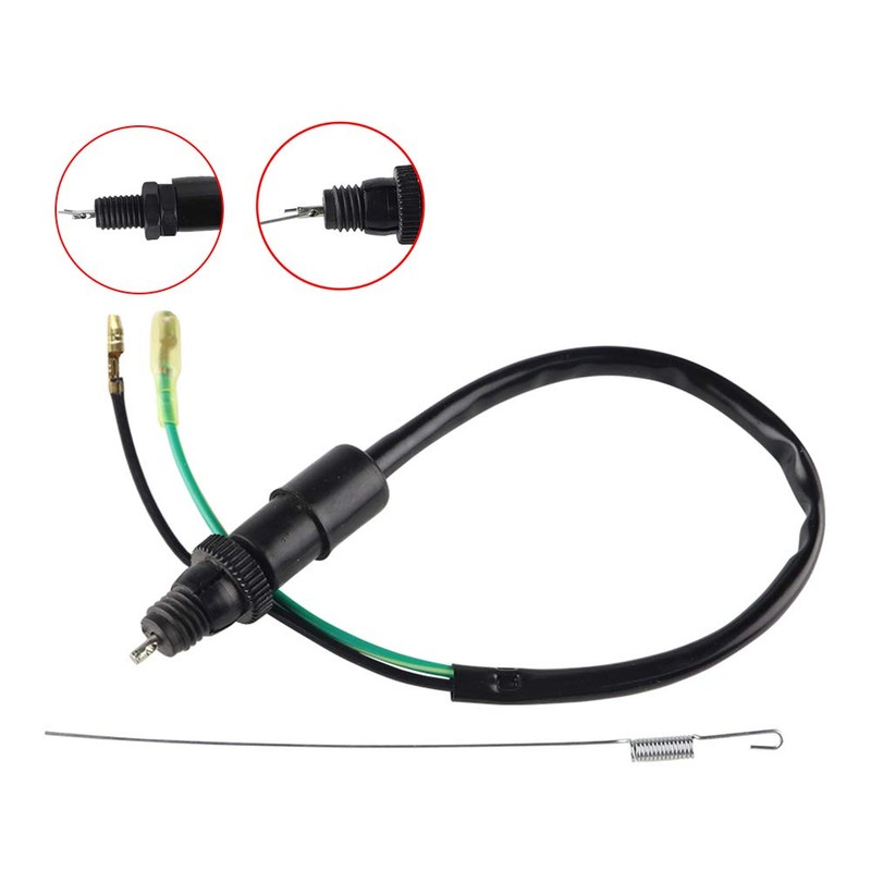 FLYPIG Universal Motorcycle Bike Rear Brake Light Switch with Spring