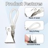 ZSUIQIN 30 Pcs Hanging Tea Towels Clip, for the Home,