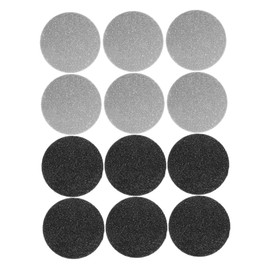 Healeved 12pcs Electric Foot File Replacement for Dead Skin Removal Pedicure Accessories for Home and Salon Use Includes and Grinding