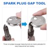 JUSTTOP 2 PCS Spark Plug Measuring Tool, Spark Plug Gap