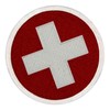 Circular Switzerland Flag Embroidered CH Patch Swiss Round National Badge