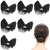 Uonlytech Hair Pin Hair Pin 6pcs Bowknot Hair Snood Net