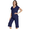 NACHILA Pajamas for Women-Viscose Made from Bamboo, Short Sleeve Sleepwear