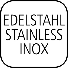 APS 40800 Table Waste Bin Stainless Steel Black Diameter 12 cm Height 17 cm