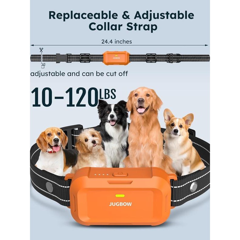 Jugbow Dog Collar - 4200FT Dog Collar with Remote, IPX7
