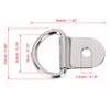 X AUTOHAUX Tie-Down Rings Trailer Anchors D-Ring Fixed Anchor for