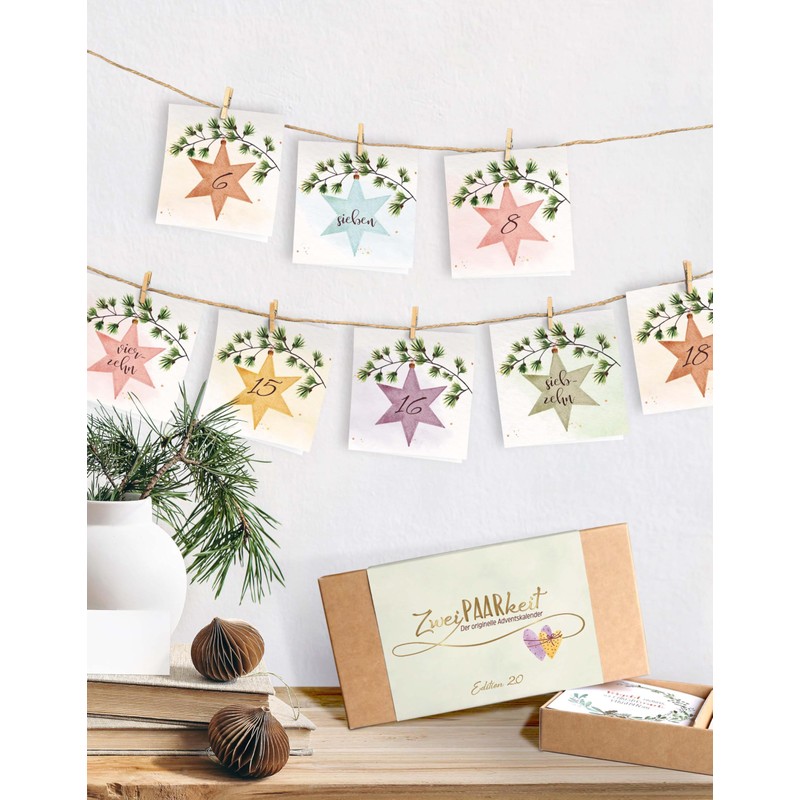 Bolanz Advent Calendar 2 Pairs 3.0, Advent Calendar, Cardstock, 22