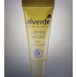 alverde Natural Cosmetics Lip Mask with Honey, 8 ml