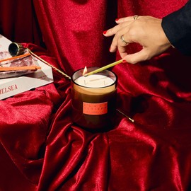 P.F. Candle Co. Plush Vetiver HI-FI Candle (13 oz) 60 Hour Burn Time, Cotton Wick, Cocoa Brown Glass Jar