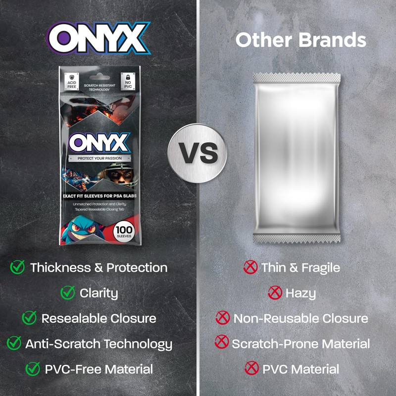 ONYX PSA Slab Sleeves - Graded Card Sleeves, PSA Perfect