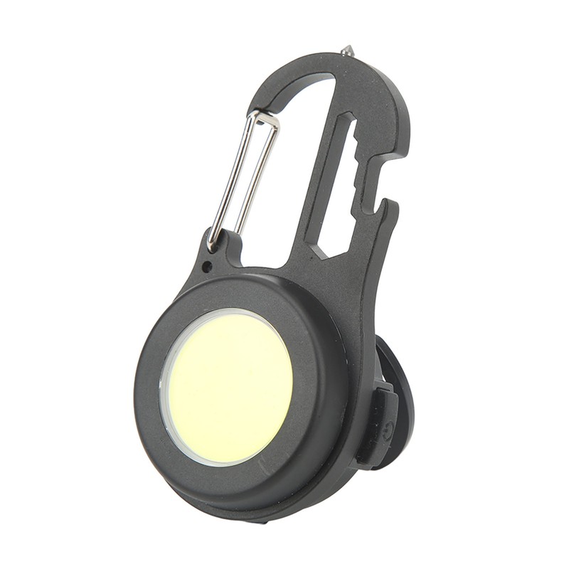 Mini Keychain Light USB Dual Light Source Keychain Flashlight Magnetic