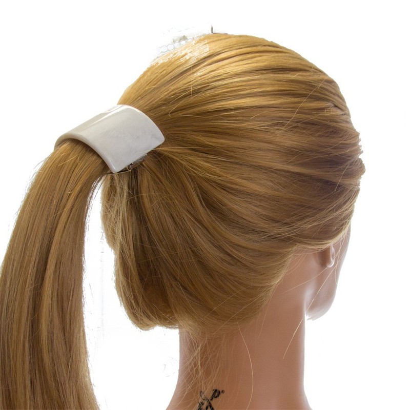 1 x Plait Holder 5.6 x 4 cm in Navy