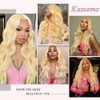 Kassamo Blonde Wig Human Hair 613 13x6 Lace Front Wig