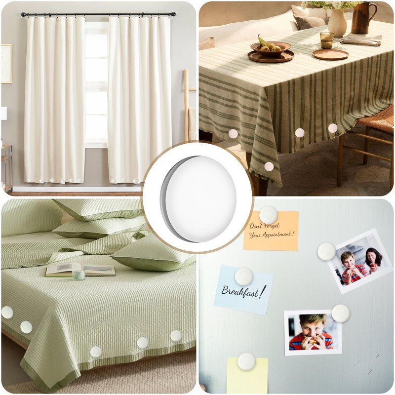 14 Pcs Magnetic Shower Curtain Weights,Round Shower Curtains Magnets, Heavy