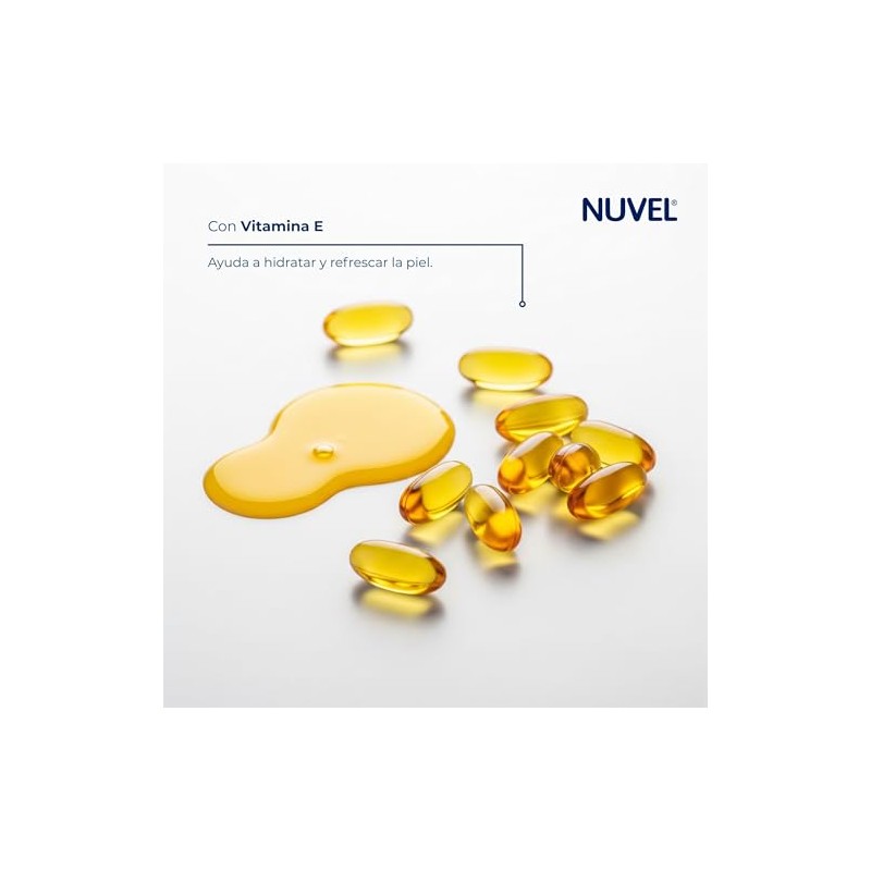 Nuvel Toallitas Desmaquillantes Hidratantes para Rostro y Ojos, 25 Piezas