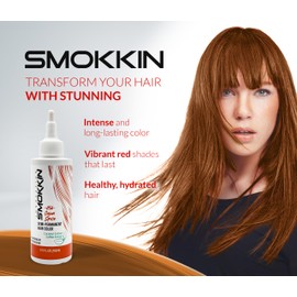 Smokkin Semi-Permanent Hair Dye 056 Cajun Spice – Intense Vibrant Cajun Spice Color with Coconut & Coffee Extract – Vegan, Ammonia-Free, Peroxide-Free, Alcohol-Free – 5.5 fl oz / 162 ml