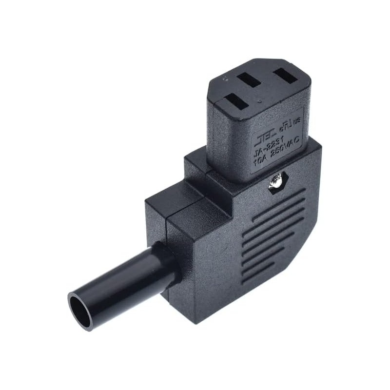 Toptekits IEC C13 Right Angle IEC Connector,IEC 320 C13 Female