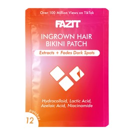 Fazit FAZIT Ingrown Hair Treatment Pads - Bikini Area and Private Intimate Hair Remover for Women