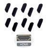 Silicone 10Pcs HDMI Anti-Dust Cover Plugs Protector Stopper Cap for