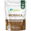 Wellthy Moringa 120 Cápsulas 400mg. 100 Pura, 100 Natural, 4