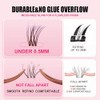 Plume Brown Lashes Natural Lash ClustersWith Invisible Band DlY Lash