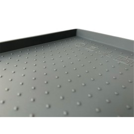 16’’ x 26’’, Supmat XL EdgePro,1/2’’ Raised Edge, Extra Large, Thick, Anti-Slip & Waterproof for Floors, Dog/Cat Food Bowls Mat, Tray for Crafting and Organizing Washing Machine Top (XL, Drak Gray)