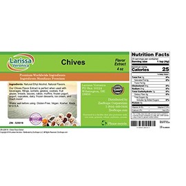 Chives Flavor Extract (4 oz, ZIN: 529018)