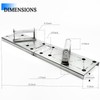 Push Up Board Full Metal Multi Functional Heavy Duty pushup