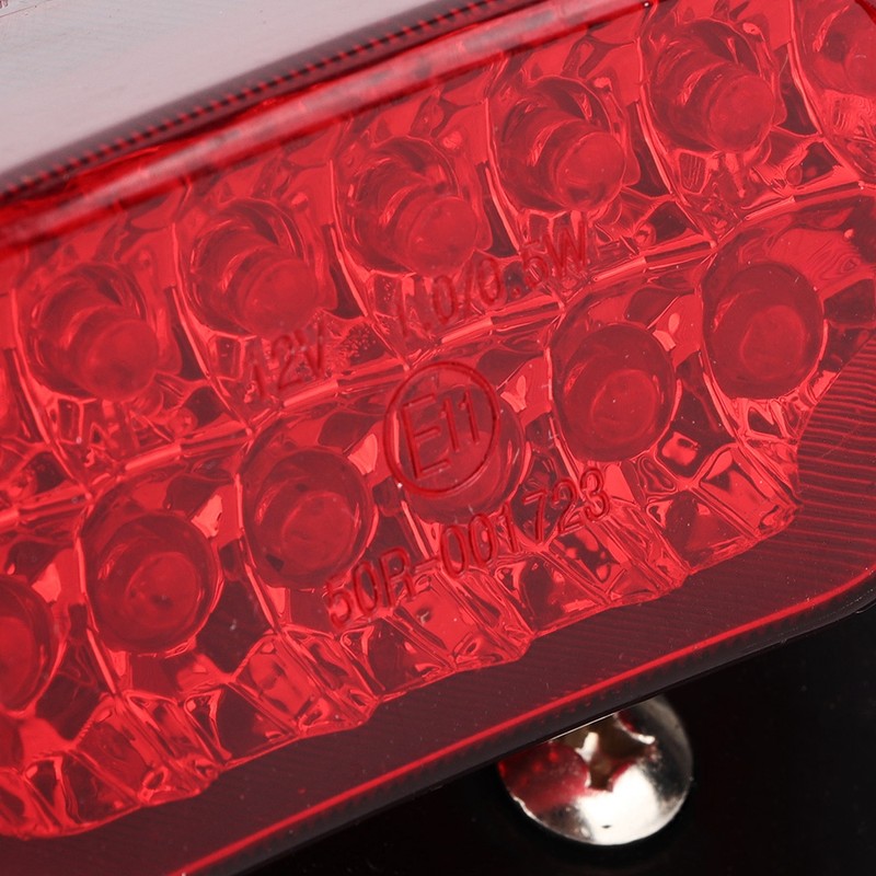 Universal Vintage Motorcycle LED Tail Light Turn Signal Lamp Taillight