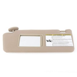 SCITOO Beige Left Driver Side Interior Sun Visor fit for Toyota for Tacoma 2005-2014 Without Sunroof (OE:74320-04180-E1, 74320-04181-E1, 74320-AD060-E0)