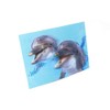 3D Postcard of Dolphins PK19 Loose Card Holographic Dolphins Animals