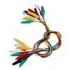 YFFSFDC 5 Colors 30pcs Tester Wire 50cm Alligator Clip Double