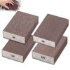 Sunxeke 4 Pack Sanding Sponge,Drywall Sanding Blocks 4 Grits Per