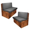 BIETYONE Rv Dinette Cushion Covers,Printing Stretchable Camper Cushion Cover,RV Cushion