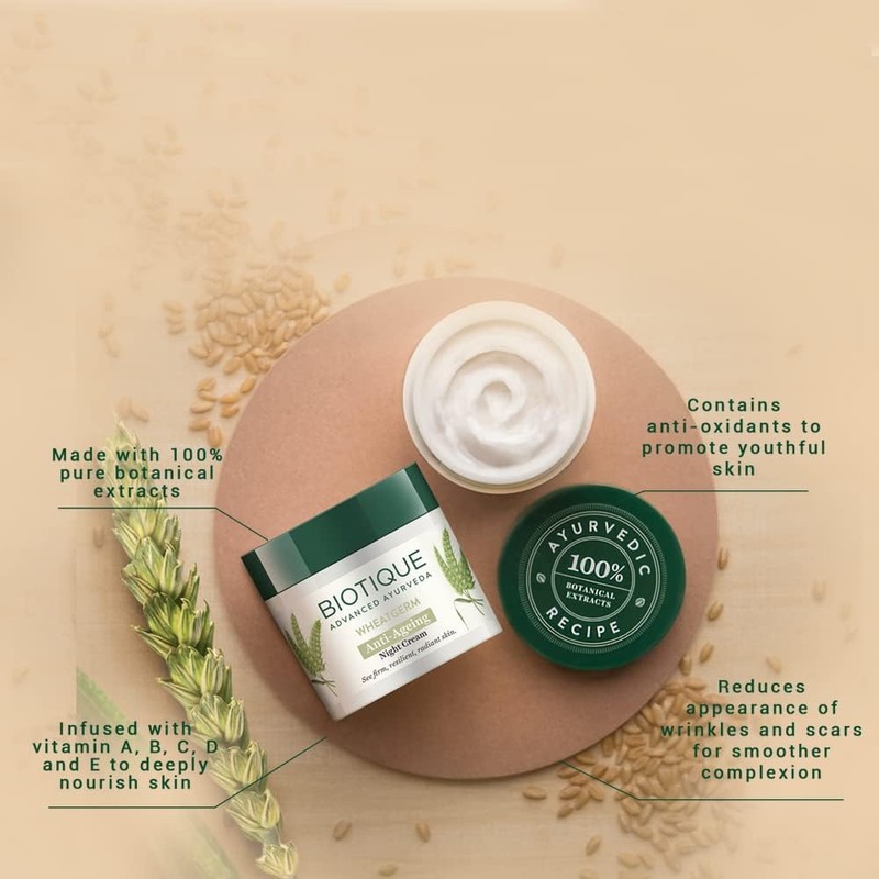 Biotique Wheat Germ Firming Face and Body Cream for Normal
