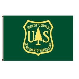 Fyon Large USFS Forest Service Flag 3X5Ft