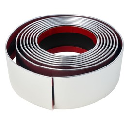 Plated Mall Width 2.0 inches (50 mm), 9.8 ft (3 m), Silver, For Cars, Cars, Door Mall, Protectors, Door Guard, Plating Tape, Plating Seal, Scratch Prevention, Protective Tape