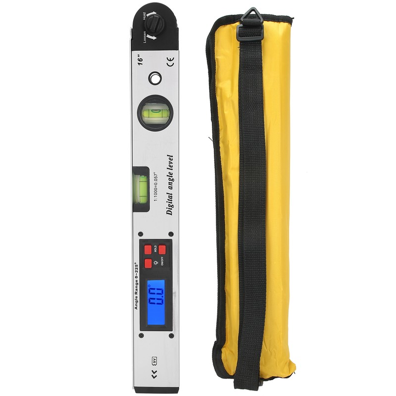 Angle Level 0‑225° LCD Backlight Digital Goniometer with Horizontal Vertical