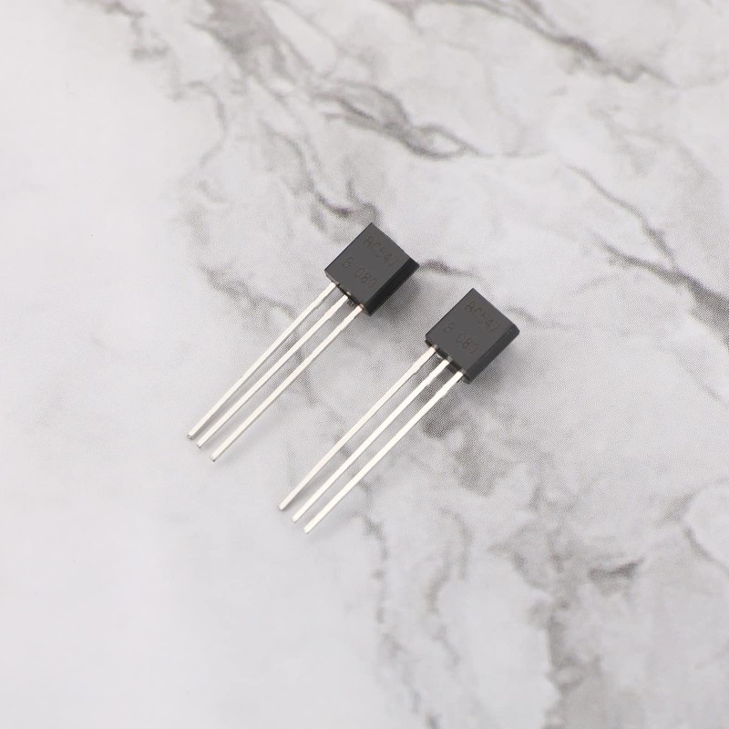 EMSea 200PCS BC547 TO-92 NPN Transistor 0.1A 45V for Electronic