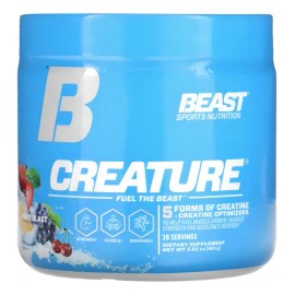 Creatina Creature Beast Sport para Aumento de Fuerza Sabor Fruit Blast
