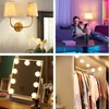 Yochoice 2-Pack E12 Rechargeable Battery Operated Light Bulb with Remote,