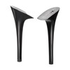 HARFINGTON 1pair Heel Repair Replacement 1.77"x5.12" High Stiletto Heel DIY