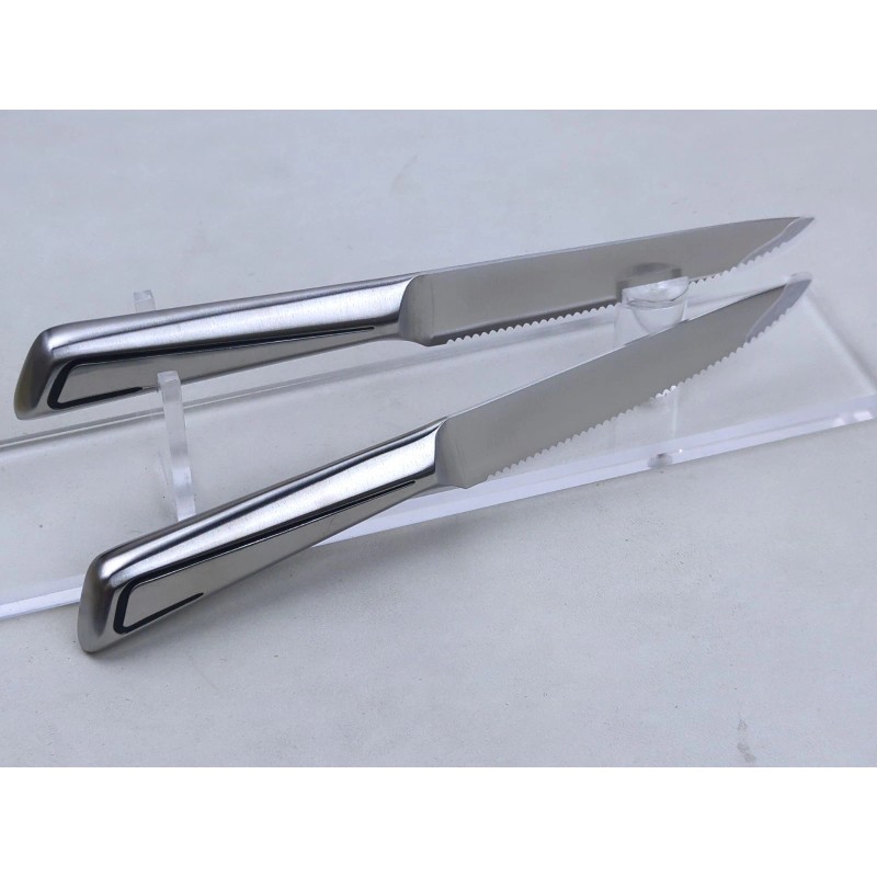 Imarku 2pc imarku 4.5" Serrated STEAK Knives, High-Carbon Stainless Blade,